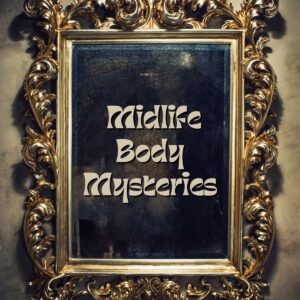 Image of mirror with text in the middle.