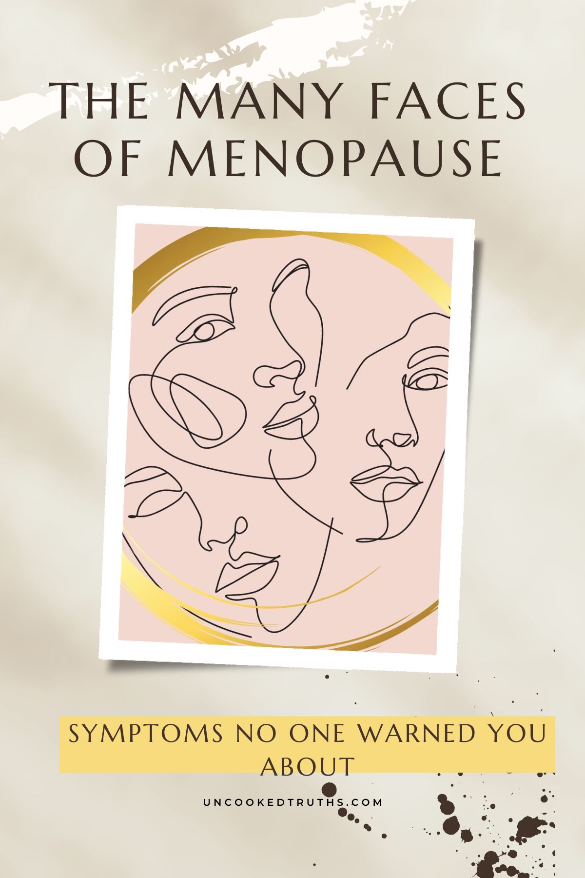 Pinterest collage of three women faces.